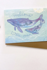 Cynla Whale Baby Card