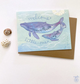 Cynla Whale Baby Card