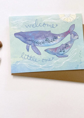 Cynla Whale Baby Card