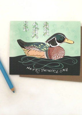 Cynla Fathers Day Duck Card