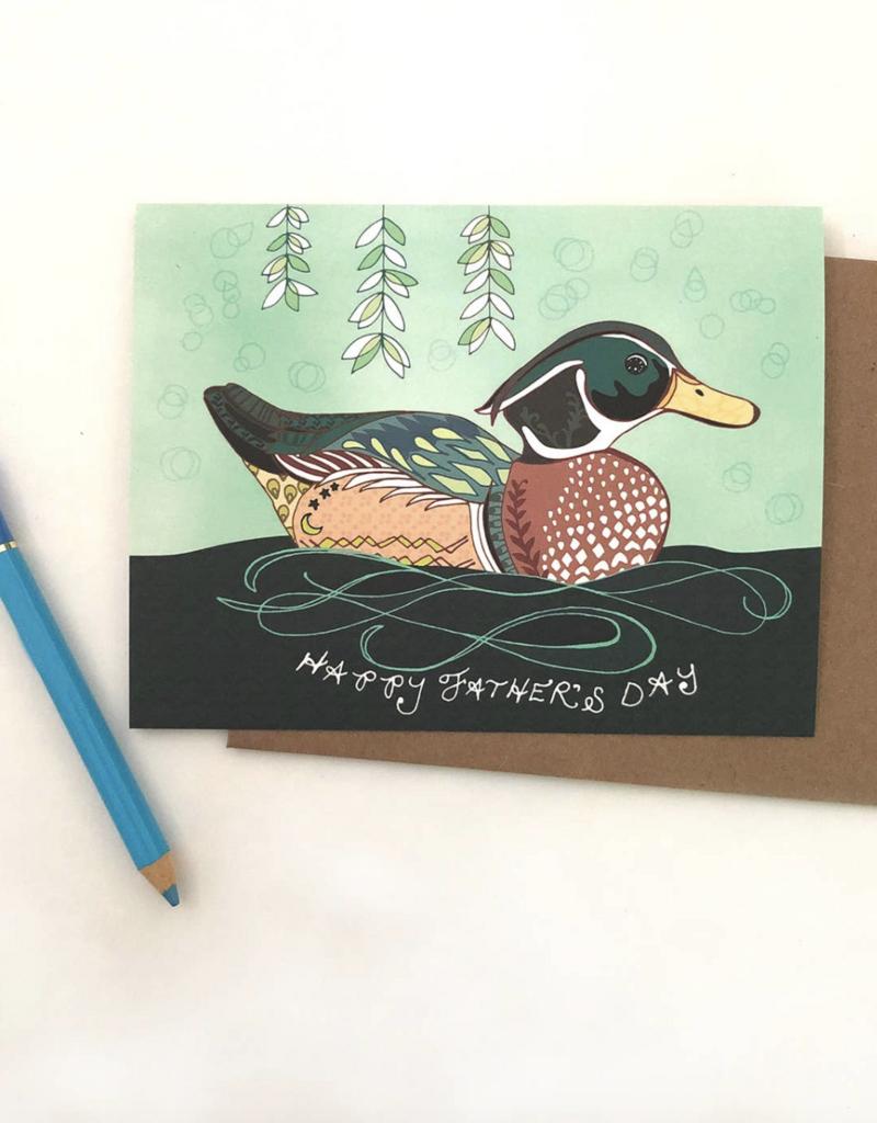 Cynla Fathers Day Duck Card
