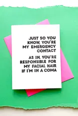 Richie Designs Emergency Contact Best Friend Card