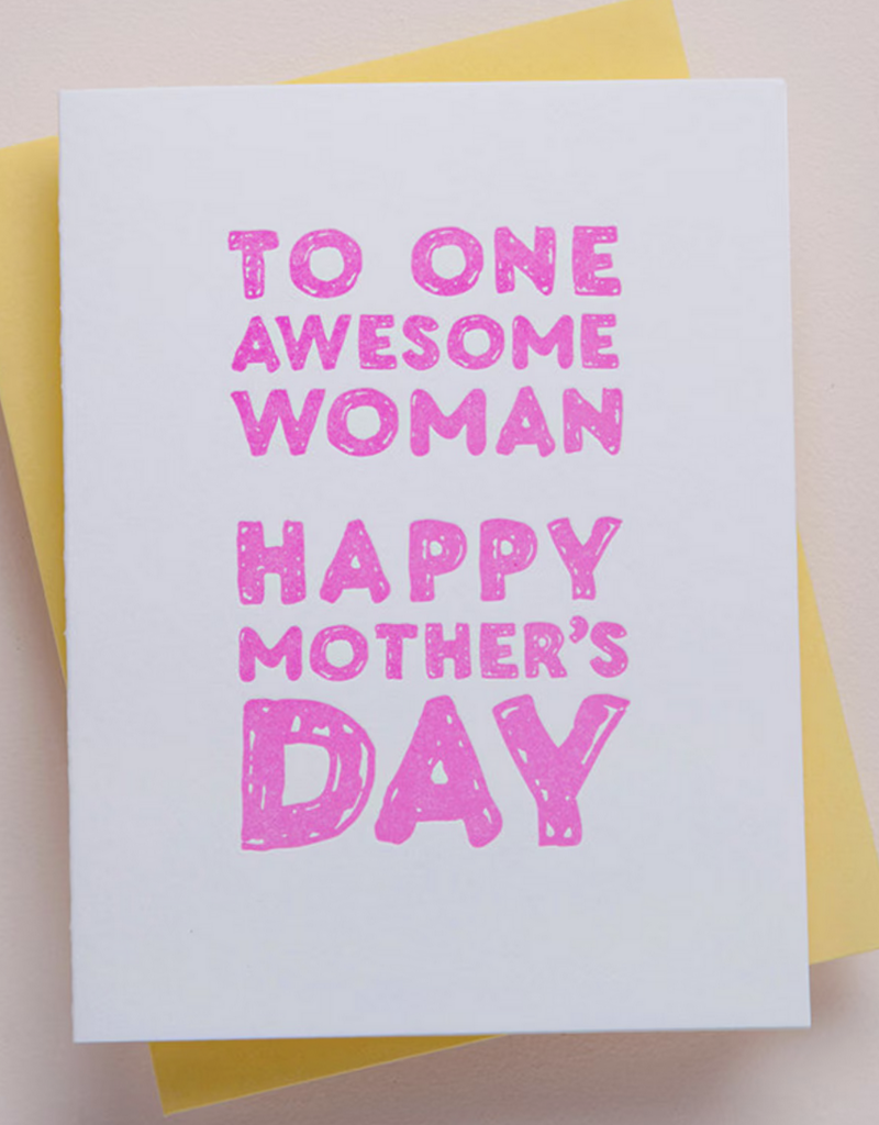 Richie Designs One Awesome Woman Mother's Day Card