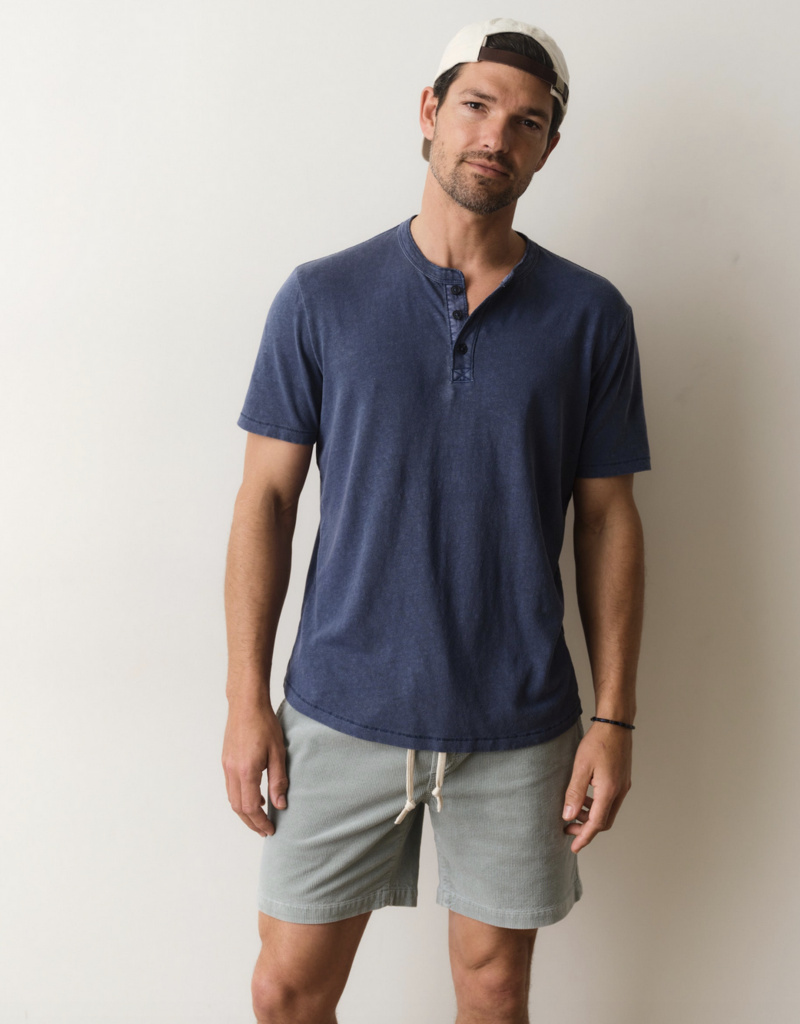 Marine Layer Hemp Cotton Henley
