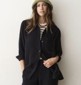 Marine Layer Jane Relaxed Double Cloth Shirt