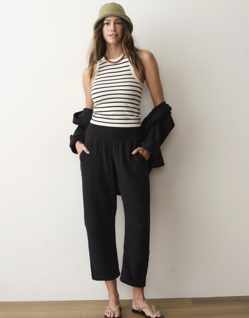 Marine Layer Lexi Sun-In High Neck Crop Tank