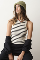 Marine Layer Lexi Sun-In High Neck Crop Tank