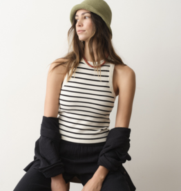 Marine Layer Lexi Sun-In High Neck Crop Tank