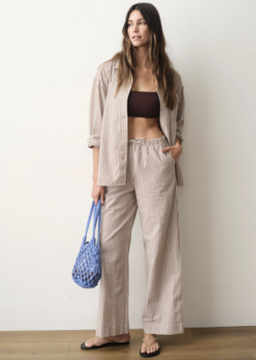 Marine Layer Josie Seersucker Drawstring Pant