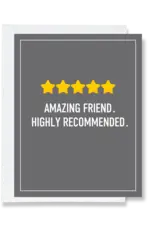 Ink & Attitude 5 Star Friend Card