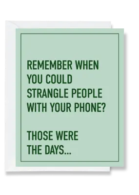 Ink & Attitude Strangle People With Our Phones