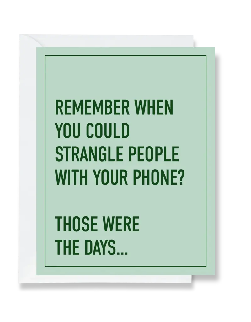 Ink & Attitude Strangle People With Our Phones