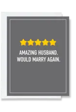 Ink & Attitude 5 Star Husband Card