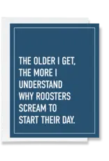 Ink & Attitude Roosters Screaming Card