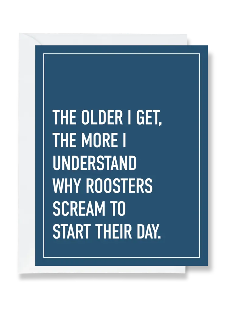 Ink & Attitude Roosters Screaming Card