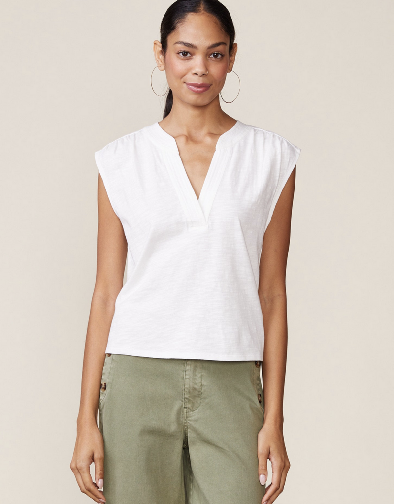 Anthem Dylan Slub Trapunto Top