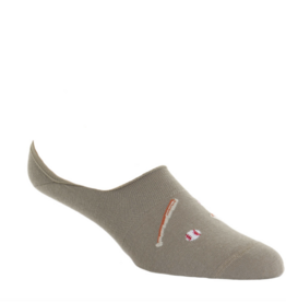Dapper Classics Taupe with Baseball and Bat High Vamp No Show