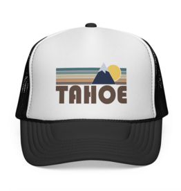 Hey Mountains Tahoe CA Trucker Hat Black