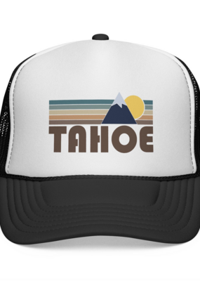 Hey Mountains Tahoe CA Trucker Hat Black