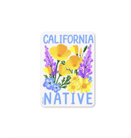 Doodles.Ink California Native Wildflowers Sticker