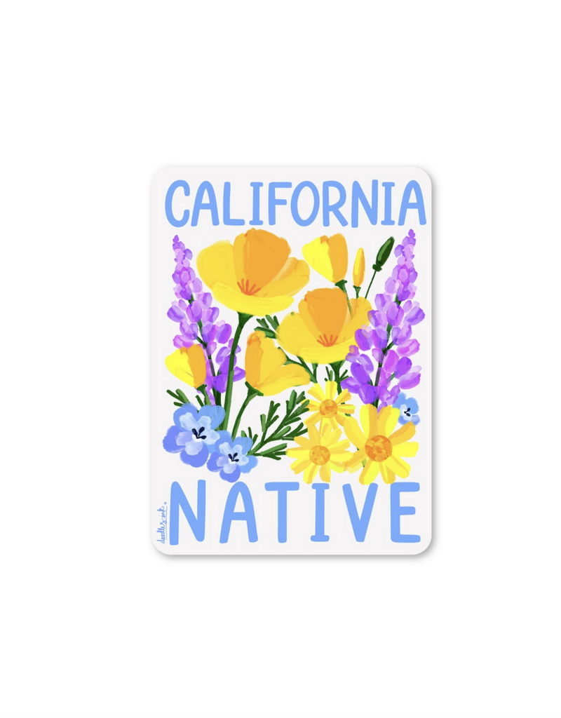 Doodles.Ink California Native Wildflowers Sticker