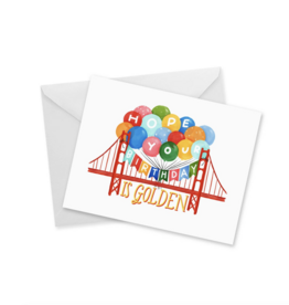 Doodles.Ink Birthday Golden Gate Bridge Card