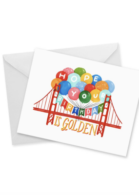 Doodles.Ink Birthday Golden Gate Bridge Card