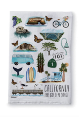 Doodles.Ink California Coast Tea Towel