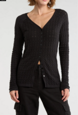 Sanctuary For Keeps Pointelle Cardigan