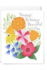 Courtney Beyer Design California Wildflower Birthday Card