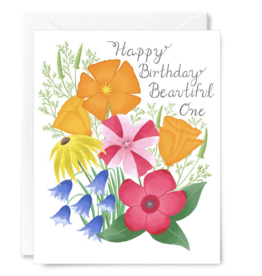 Courtney Beyer Design California Wildflower Birthday Card