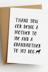 Skel & Co Dog Grandmother Mother's Day Card