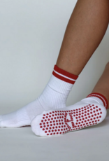 California Grip Socks The Classic Grip Sock - Red Stripe