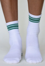 California Grip Socks The Retro Grip Socks- Kelly Green Stripe