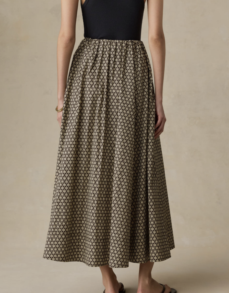 Faherty Coastal Poplin Nera Skirt