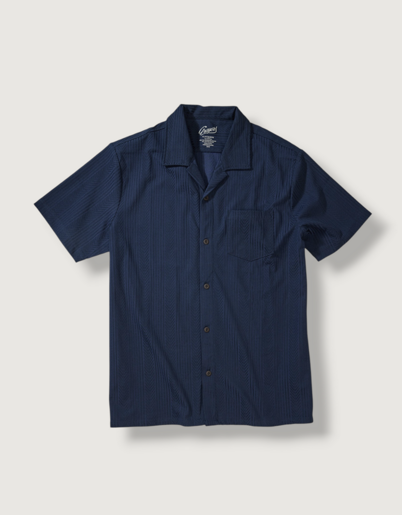 Grayers Manolo Jacquard Camp Shirt