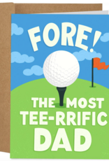 Sleazy Greetings Fore The Most Tee-rific Dad