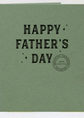 Elum Designs Dad, Awesome Stamp Card