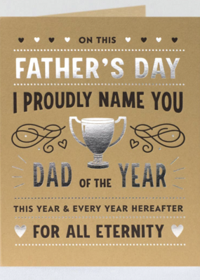 Elum Designs Dad of the Year Card