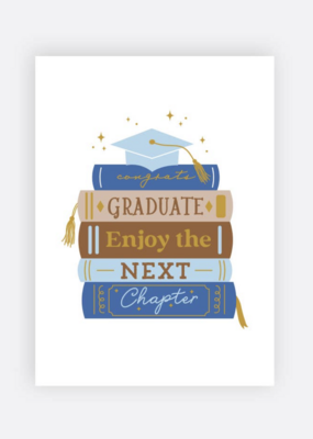 Elum Designs Book Stack Graduate Card