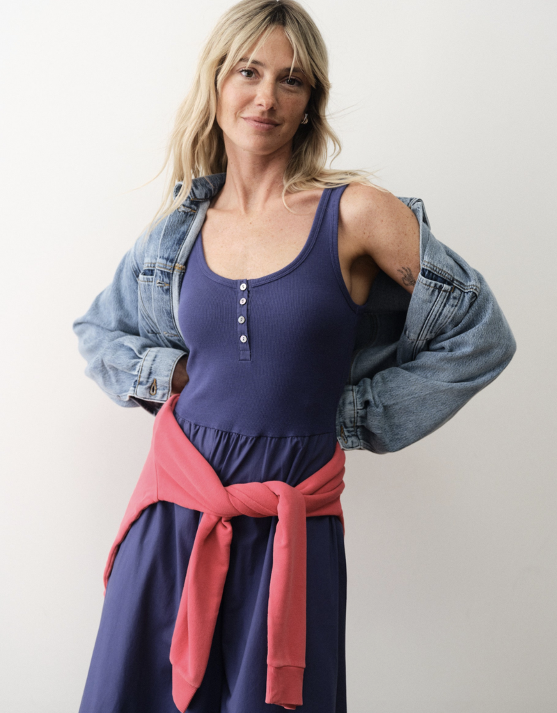 Marine Layer Lexi Rib Split Dress