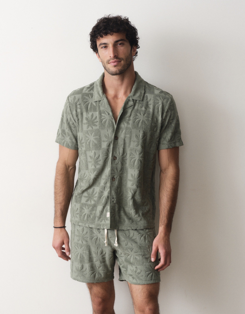 Marine Layer Rico Terry Resort Shirt