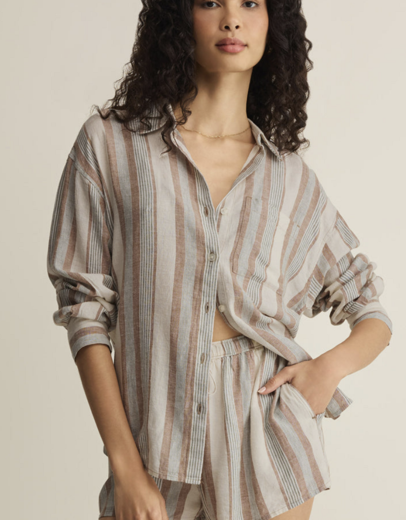 Z Supply The Perfect Striped Button Up