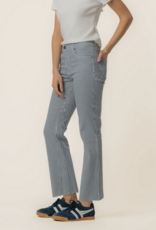Kut from the Kloth Kelsey High Rise Fab Ab Ankle w/ Raw Hem