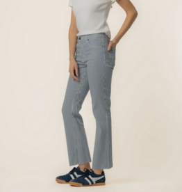 Kut from the Kloth Kelsey High Rise Fab Ab Ankle w/ Raw Hem