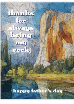 Waterknot Thanks for Being My Rock