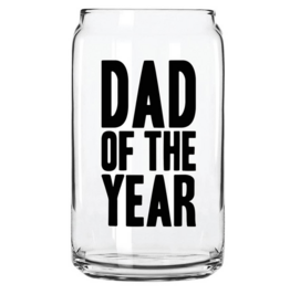 Beer Can Glass- Dad of the Year