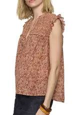 Sanctuary Free Feeling Smocked Blouse