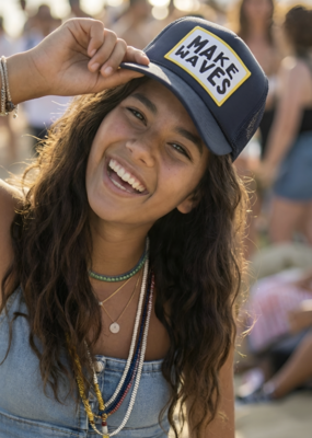 Friday Feelin' Make Waves Trucker
