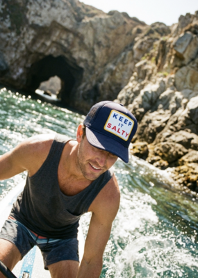 Friday Feelin' Keep it Salty Trucker Hat - Navy